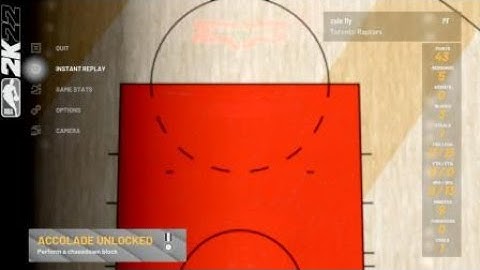 NBA 2K22 chase down snatch block