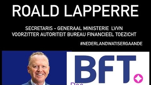 Secretaris - generaal LVVN is voorzitter BFT dat toezicht houdt op notarissen / gerechtsdeurwaarders