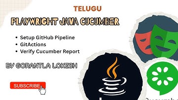Part 6: GitHub Actions for Playwright Java Cucumber #telugu #playwright #java #cucumber #testng
