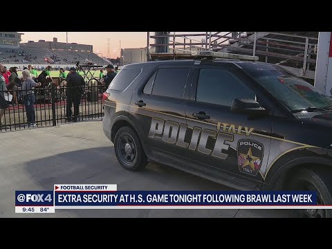 Police escort Italy High School to Dallas Roosevelt football game due to safety concerns after fight