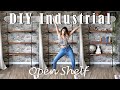 DIY INDUSTRIAL OPEN SHELF | Eshi Jay