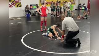 Girl Pins Boy Wrestling- Madison Birth Wrestling