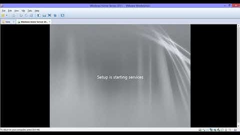 Windows Home Server 2011 installation in Vmware Workstation- Windows Home Server 2011 kurulumu