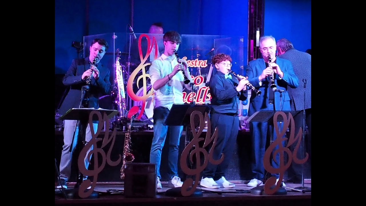 Orchestra MIRCO GRAMELLINI - SUPER SETTE polca per due clarinetti. Musica di T. Marani e T. Zoli.