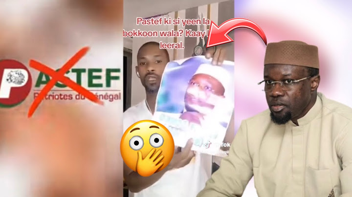 Urgent – ​​A Pastef member tears up Sonko’s photo live 😧“Nekatouma patriot bayina Pastef