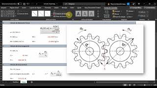 Cálculo de Forças em Engrenagens Cilíndricas de dentes retos