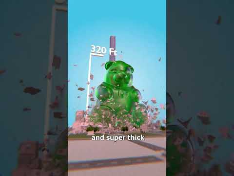 Может ли мармеладный мишка смягчить падение? 🤔