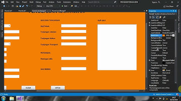 Program penggajian karyawan menggunakan visual studio 2019