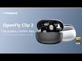 Tronsmart OpenFly Clip 2 Auriculares de oído abierto de clip: Comodidad transpirable, diseño abierto