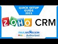 Zoho CRM Free Version 2021 Quick Setup Guide