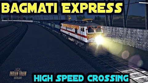 High Speed Bagmati Express In Indian Train Simulator