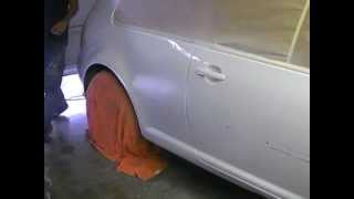 Painting 2001 Golf. Learn How To Paint Cars Go To: www.learnautobodyandpaint.com