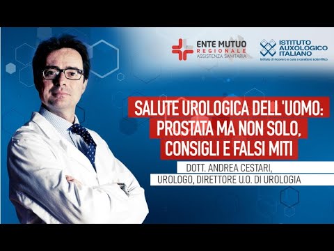 Salute urologica dell&rsquo;uomo, prostata ma non solo, consigli e falsi miti