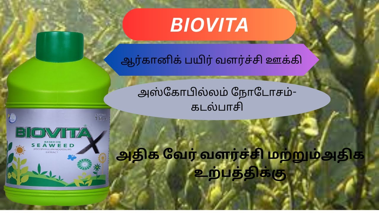 Plant growth regulator | BIOVITA | PI I BIOZYME Biostadt | Tamil | Increase yield