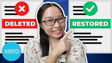 Hoe u een verwijderde banktransactie kunt herstellen | Xero Accounting Tutorial