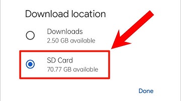 How to Change Download Location to SD Card - Easy Fix 2024