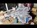 Freewing F-22 Build Video with XFly 64mm 4s EDF and Afterburner Installed