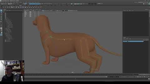 Rigging a quadruped character in Maya