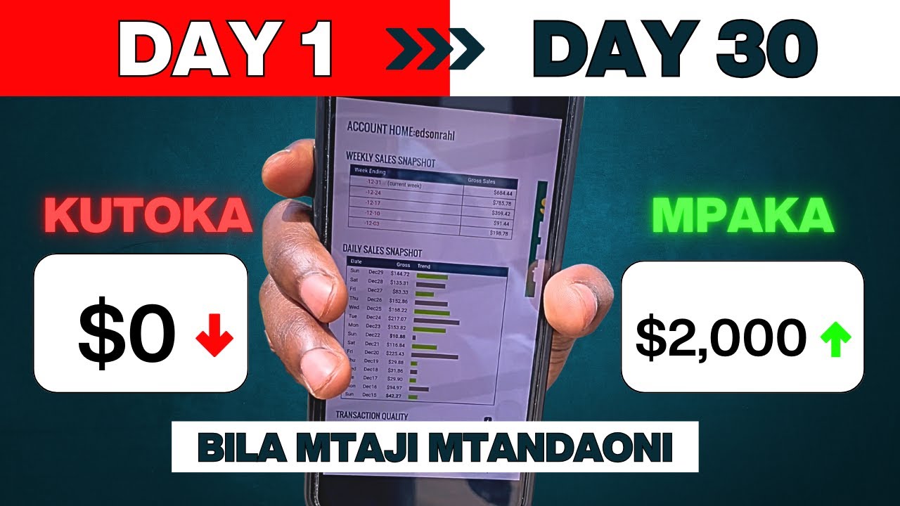 rewrite this title Jinsi Nilivyotengeneza Pesa (,000) Mtandaoni Bila Mtaji Tanzania. (Affiliate Marketing Tutorial) rewrite this title Jinsi Nilivyotengeneza Pesa (,000) Mtandaoni Bila Mtaji Tanzania. (Affiliate Marketing Tutorial)