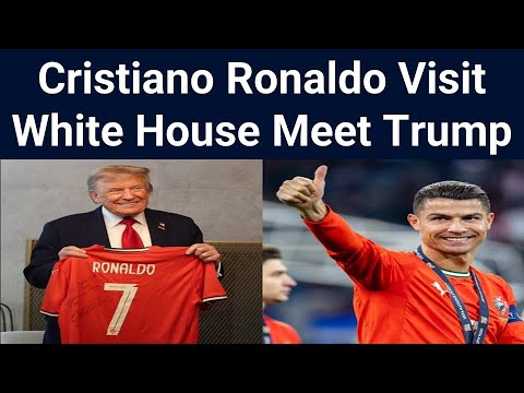 Cristiano Ronaldo Visit the White House Meet Donald Trump | Cristiano ...