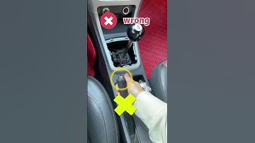 Do not hold down the button when applying the handbrake.#driving #skills #tips #knowledge #fpy