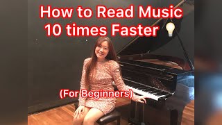 How to Read Music 10 Times Faster (For Beginners)