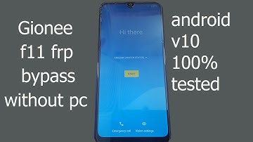 GIONEE F11 FRP BYPASS WITHOUT PC