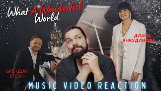 Diana Ankudinova & Brandon Stone - What a Wonderful World (New Year Cover) - First Time Reaction