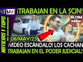 VIDEO ESCANDALO ¡ LOS CACHARON JUNIORS TRABAJAN EN LA SCJN !