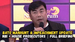NBI Director Matibag on Bato Dela Rosa Manhunt &amp; Impeachment Trial Prep | Full Press Briefing