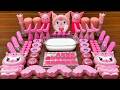 Slime Mixing Pastel Ombre Glossy Slime With Clay &amp; Glitter Sounds #160