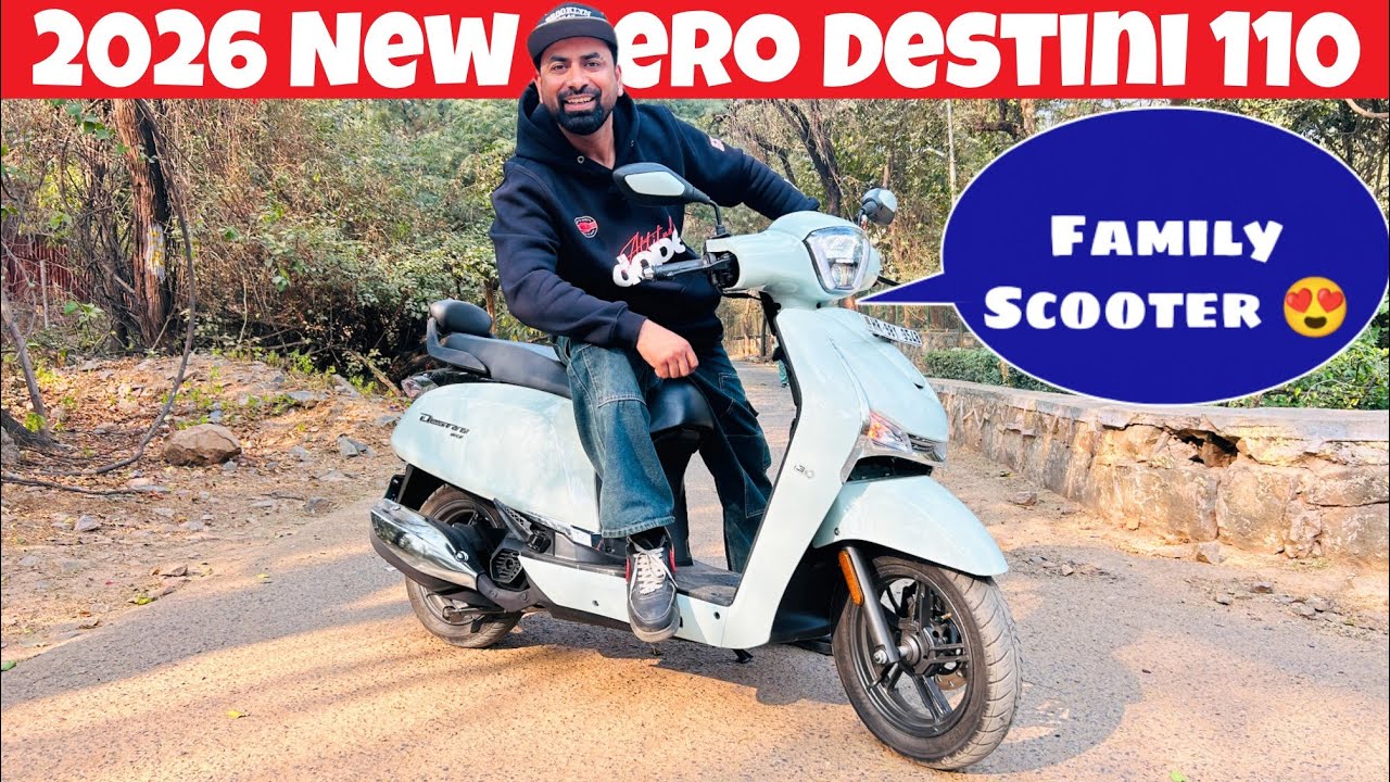 2026 Hero Destini 110 Complete Detailed Review Mileage Engine Top Speed Review 🔥