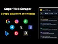 How to bulk download list data from any website?