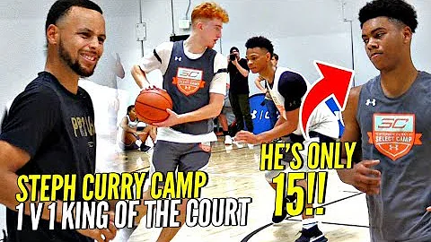 1 v 1 King of The Court STEPH CURRY Camp Edition!!...