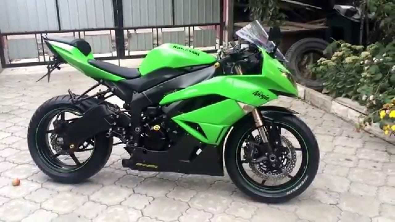 Краткий обзор состояния мотоцикла Kawasaki Ninja ZX-6R 2009