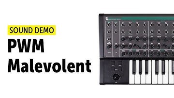 PWM Malevolent Sound Demo (no talking) at Superbooth21