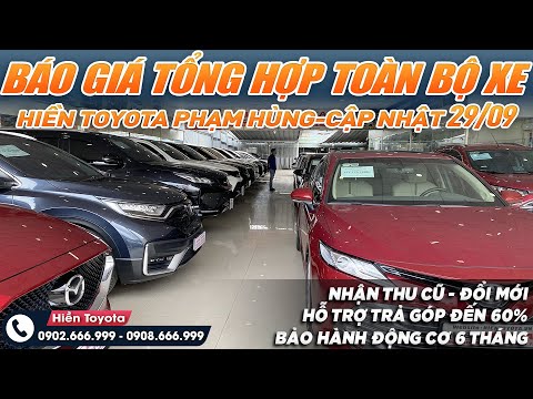 Video Tổng Hợp Toàn Bộ Xe Tại Hiền Toyota Phạm Hùng 4 Chỗ 5... - youtube