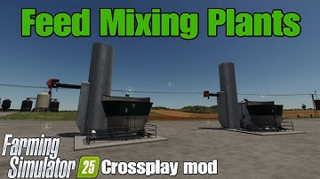 Feed Mixing Plants / FS25 Crossplay mod