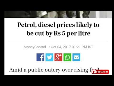 Diesel Petrol 5 rupees 4.10.2017