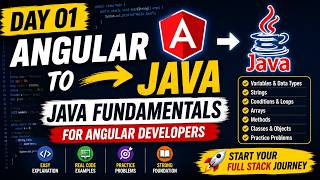 Angular to Java Day 01 | Java Basics for Angular Developers | Tamil Full Stack Journey