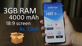 Infinix Hot 6 Pro Unboxing, First Impression, Specs, Price in India Rs. 7,999