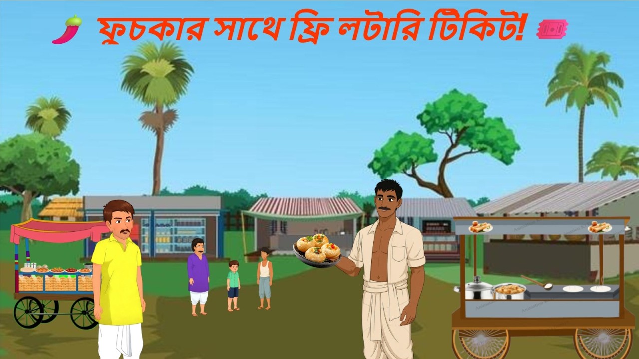 🔥 ফুচকার সাথে ফ্রি লটারি| Bangla Cartoon | বাংলা কার্টুন | Thakumar Jhuli| jadu cartton|kids carton|