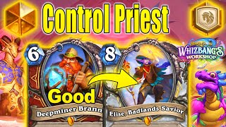 My Control Priest Defeats Warrior With Its Own Cards At Whizbang's Workshop | Hearthstone