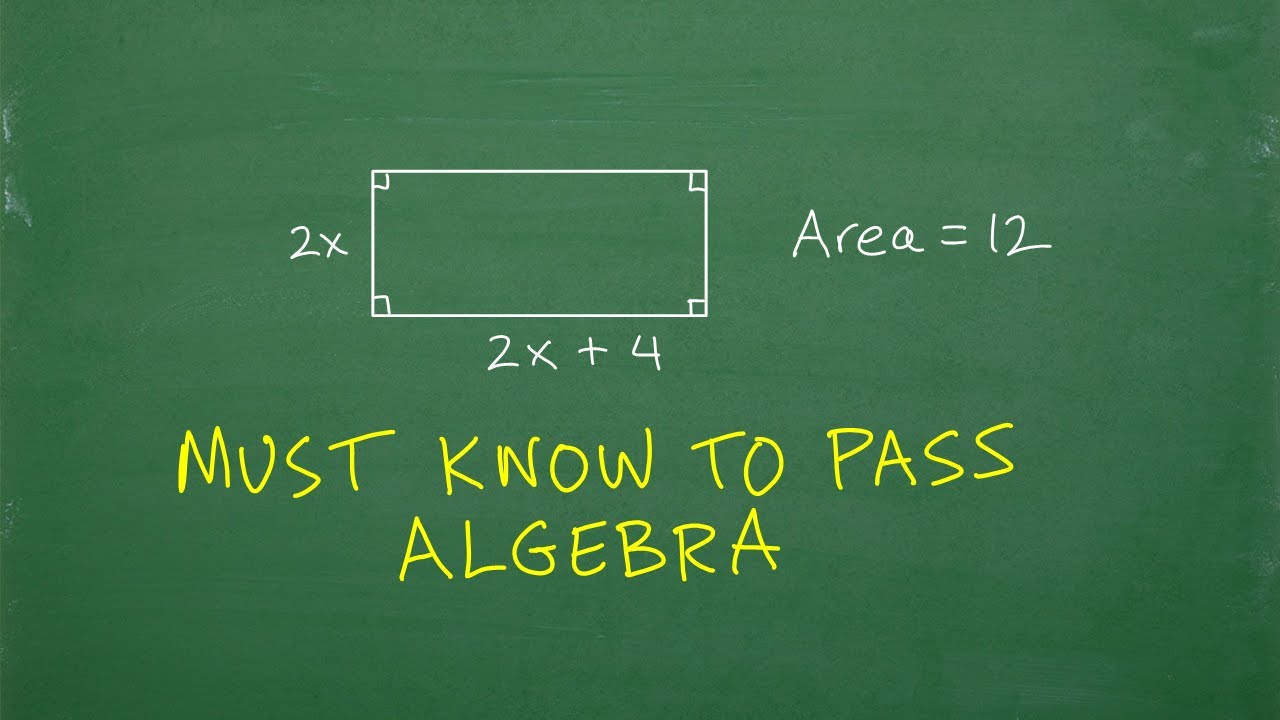 ⁣Algebra 1 Level Problem – Need to know if you want to PASS