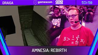 Amnesia: Rebirth by Draiga in 53:58 - gamescom GDQ 2026