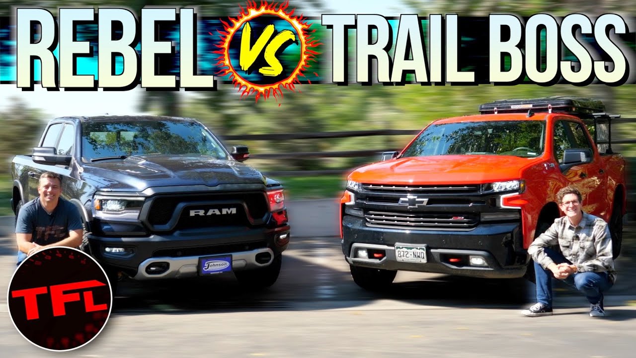 New Ram Rebel vs Chevy Silverado Trail Boss: Which Full-size Off-road Truck Is Best For You?