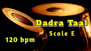 Tabla | Dadra Taal | Scale E | Madhyalaya 120 bpm | Tanpura Pa Sa | HD Quality Sound | Tabla Online.