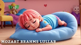 Mozart Brahms Lullaby for a Baby to Sleep in 3 Minutes