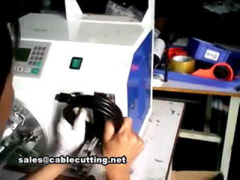 Wire Winding and Tie Machine for 8-Feet-Long HDMI Cables