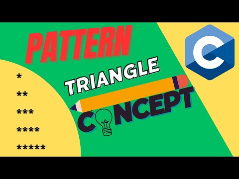 Triangle Pattern | Concept | C Language | CodeRoom